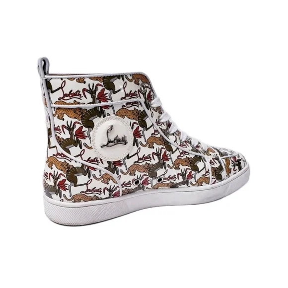 RARE Louboutin Rantus High Top Sneaker EU 44 US Men's Size 11 (EUC) - Picture 5 of 11